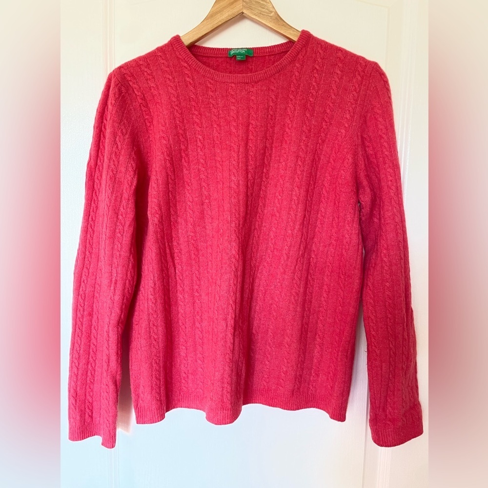 Vintage United Colors of Benneton red sweater